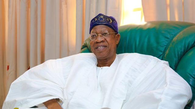 Nigerian Government Information Minister Lai Mohammed