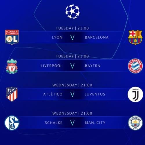 This Week'S Champions League Fixtures And Preview