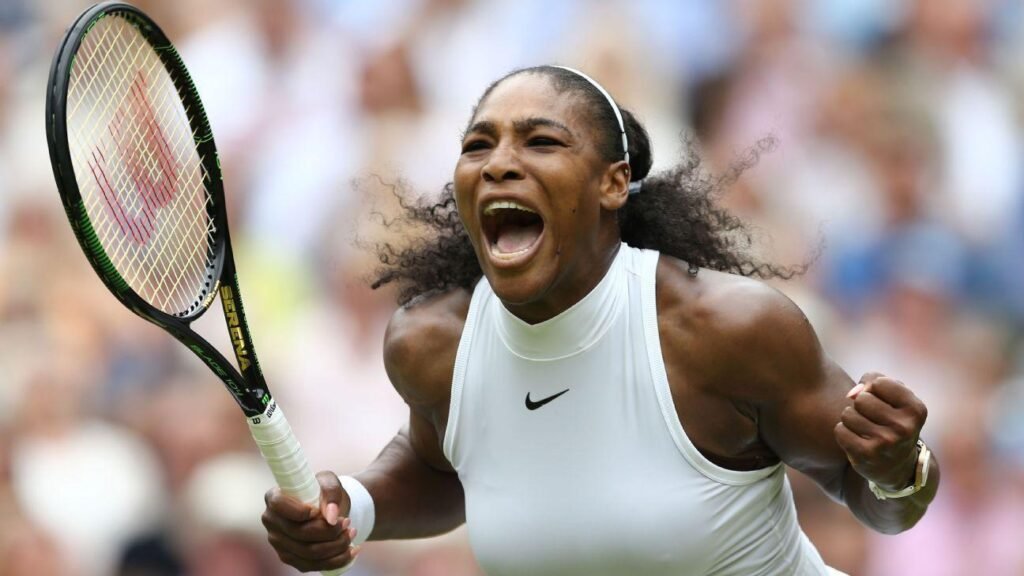 Serena Williams Beats 18-Year-Old Kava Juvan To Reach The Third Round At Wimbledon.