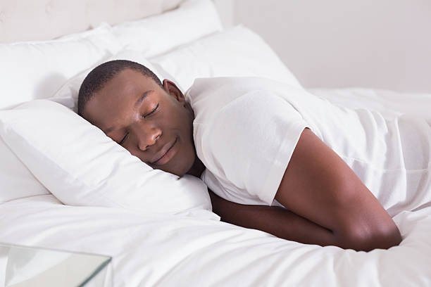 African Man Sleeping