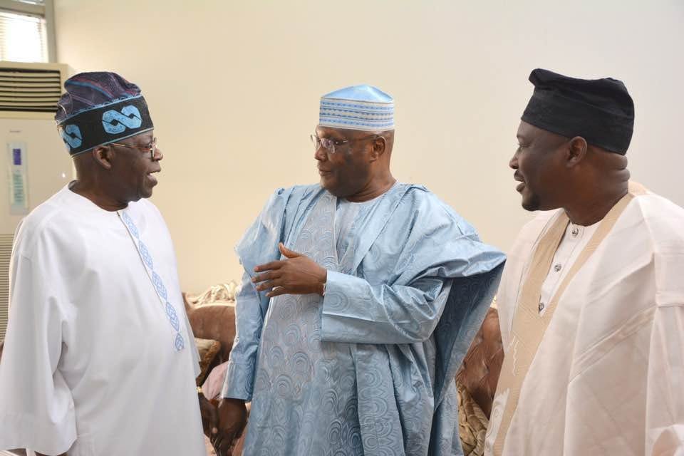 Tinubu, Atiku Hold Brief Meeting At Nnamdi Azikwe Int'L Airport Abuja