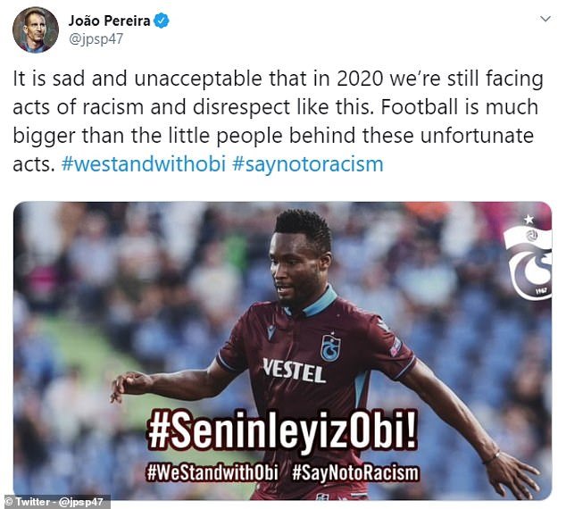 John Obi Mikel Racially Abused After Their 2-1 Win Over Fenerbahce