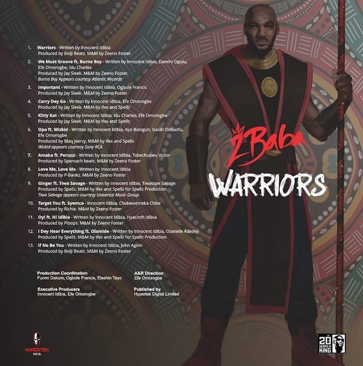2Baba Features Nigeria'S Finest Artists In New Album