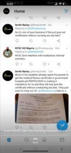 Tweet Chat With Nysc