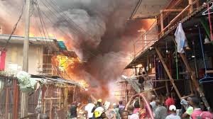 Balogun Market On Fire