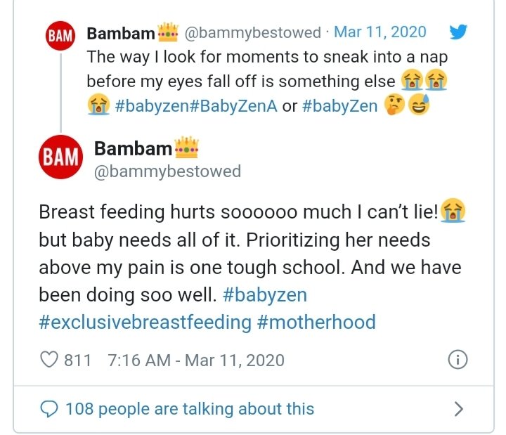 Bam Bam; Breast-Feeding Hurts So Much