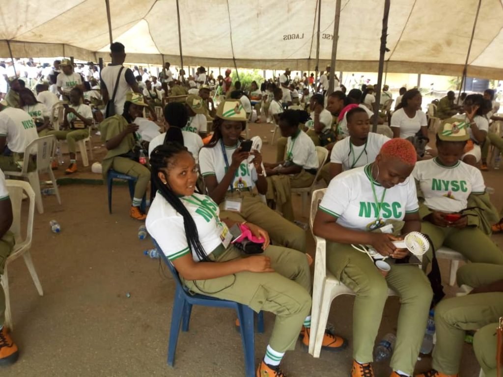 Corps Members Waiting For Their Posting Letter In Lagos Nysc Camp