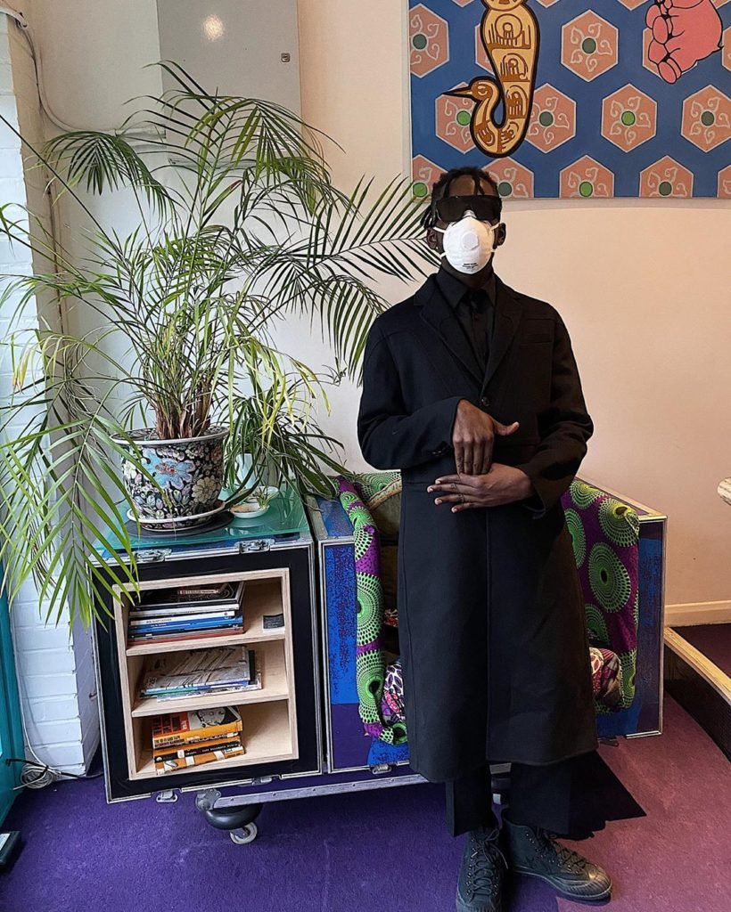 Mr Eazi Wears Face Mask Amid Coronavirus Outbreak