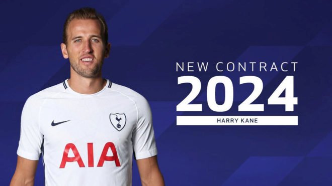 Harry Kane Signs New Contracts With Tottenham On Till 2024