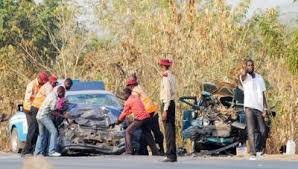 Frsc Officers At The Scene Of A Road Accident