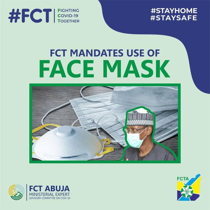 Fcta Mandates Use Of Face Mask