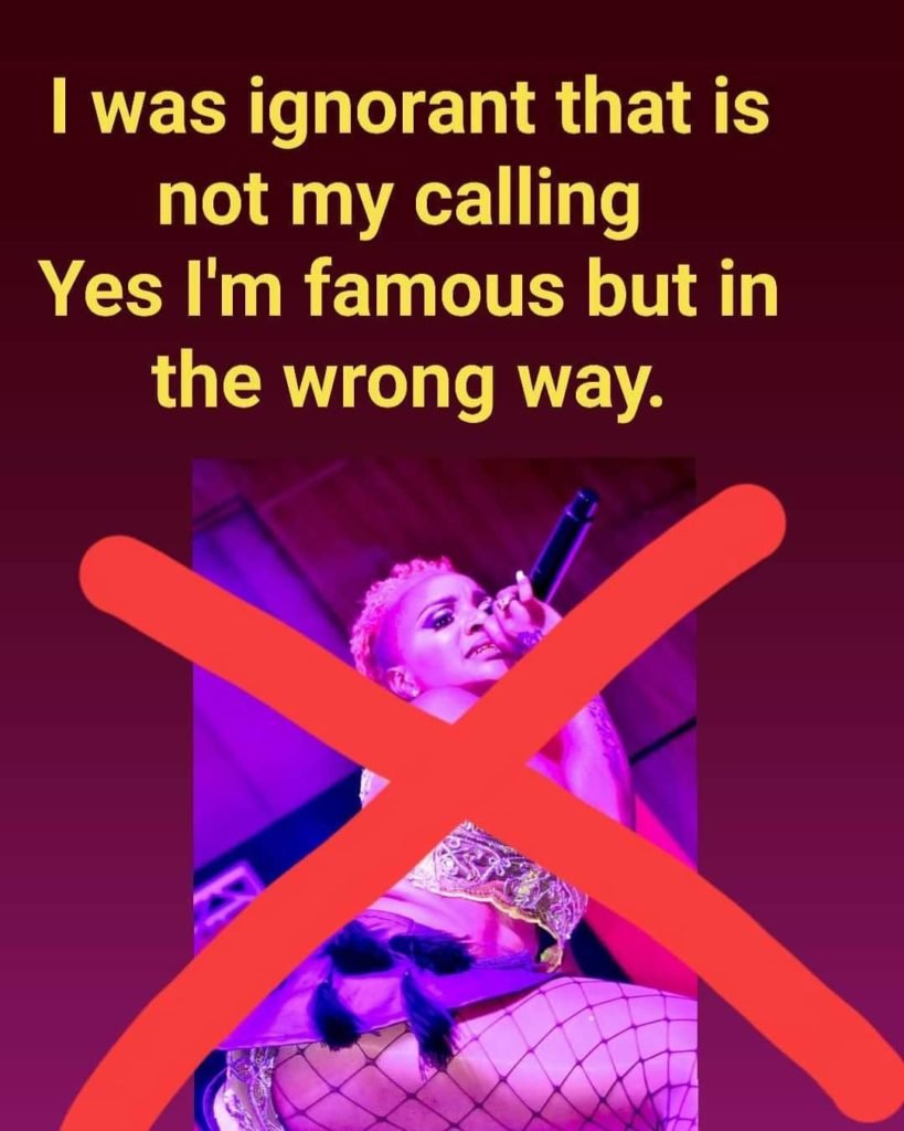 Liberian Singer Canc Quits Music To Escape Hell As She Announced That She Decided To Give Her Life To Christ