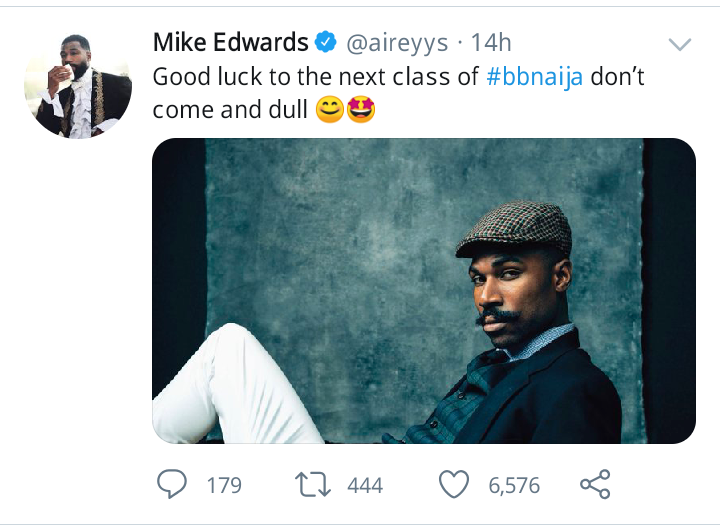 Mike Edwards Advice Aspiring Bbnaija Season 5 Housemates