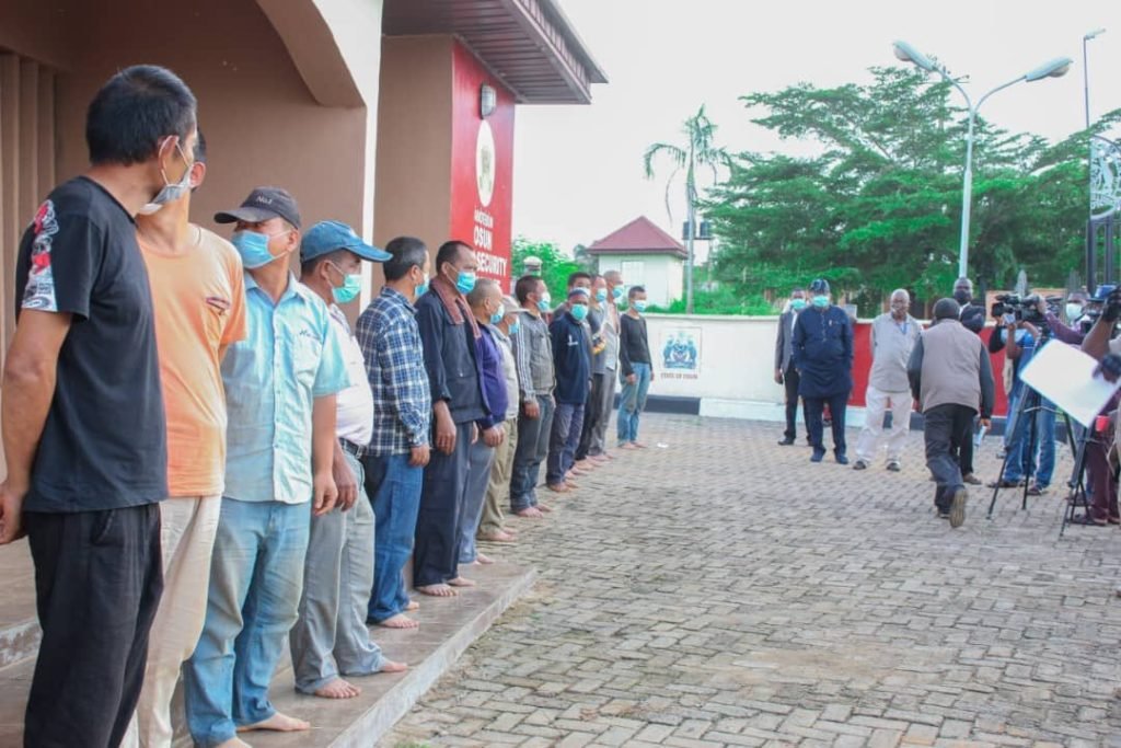 Chinese Men Arrested For Illegal Mining In Osun State 