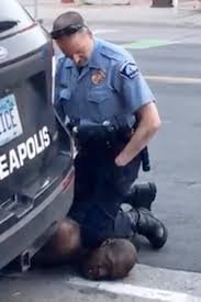 George Floyd Being Pinned Down By  A Minneapolis Cop