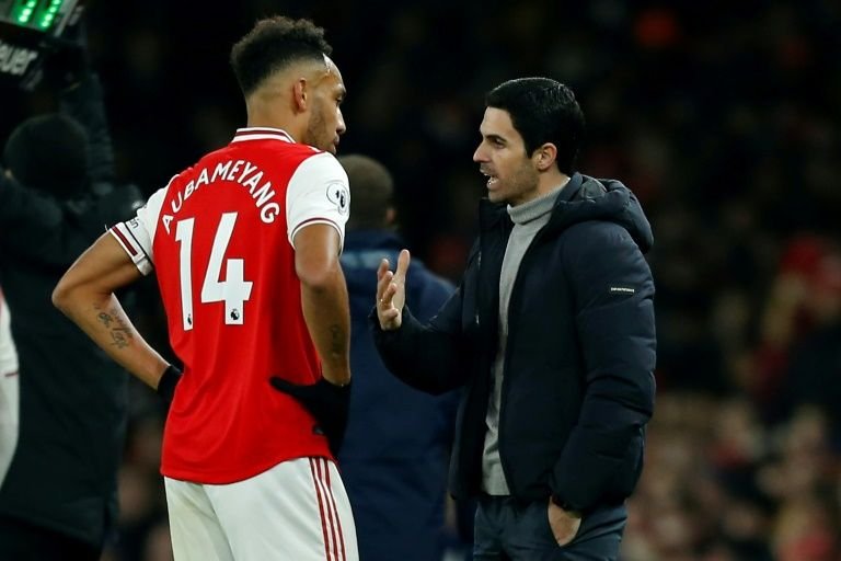 Mikel Arteta Happy With Aubameyang Decision To Stay