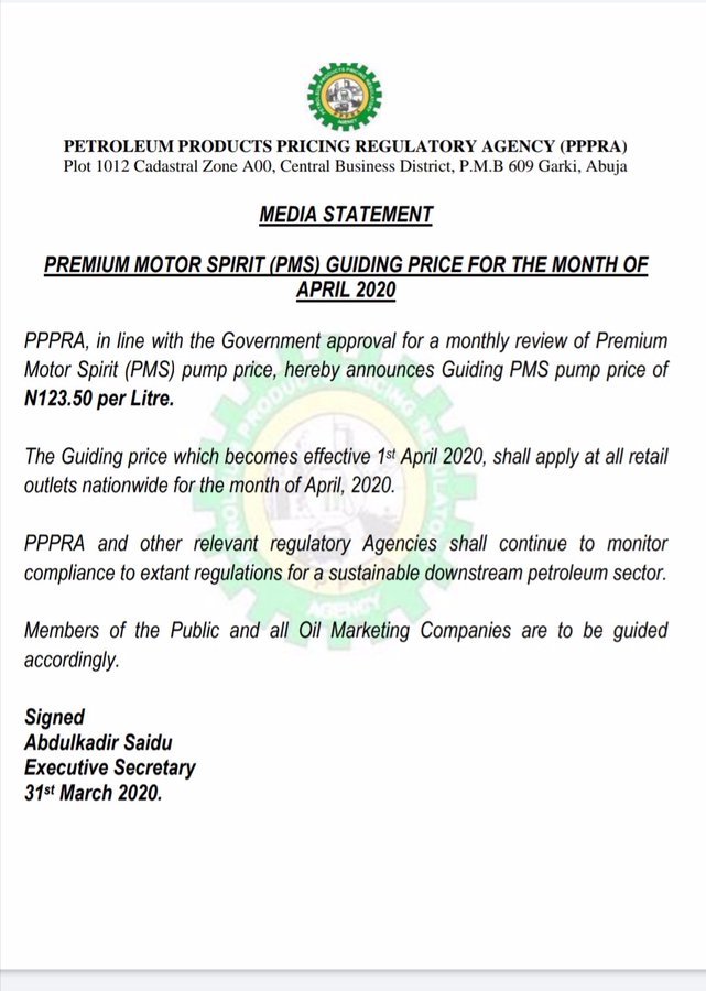 Fg Reduces Petrol Price