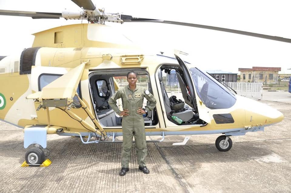 First Nigerian Female Combat Helicopter Pilot, Tolulope Arotile