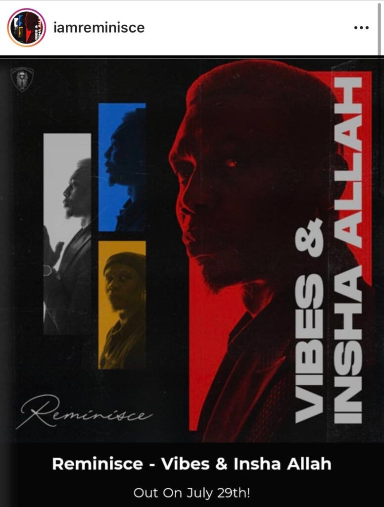 Reminisce Set To Release 'Vibes &Amp; Insha Allah' Ep