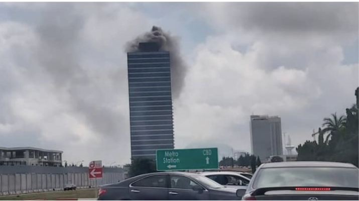 World Trade Center Abuja On Fire World Trade Center Abuja On Fire