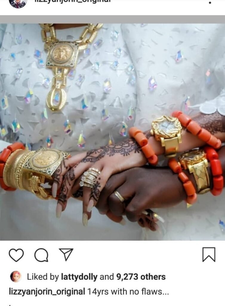 Lizzy Anjorin Marries Bae Of 14 Years