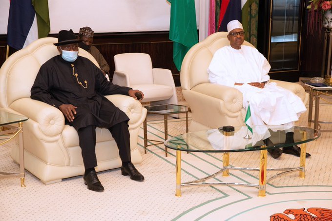 Goodluck Jonathan Visits Buhari