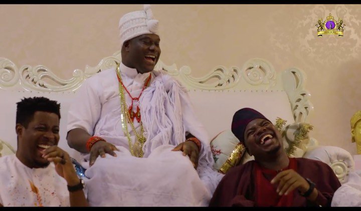 Mr Macaroni Features Ooni Of Ife In New Comedy Skit