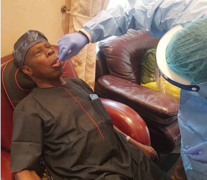 Ex-President, Obasanjo Receives Covid-19 Test Result