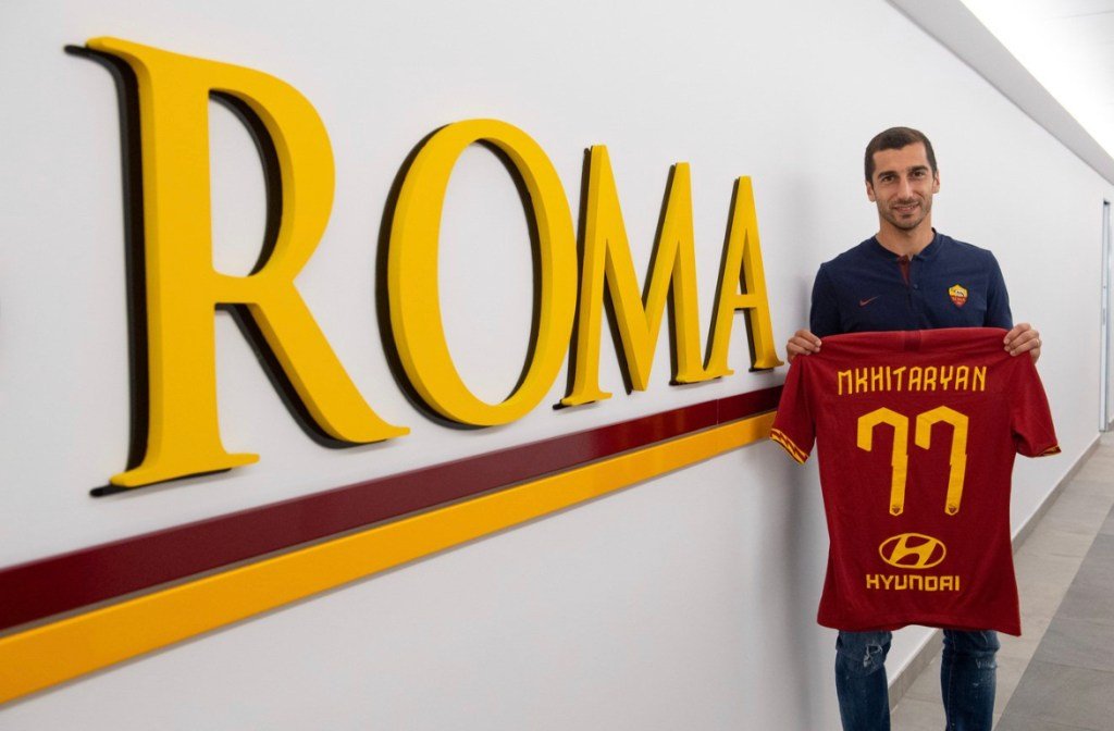 Henrikh Mkhitaryan Completes Roma Move