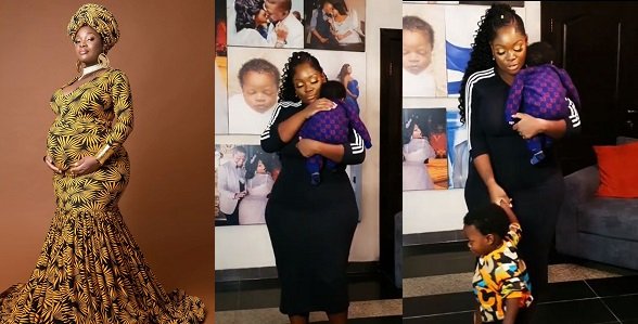Toolz Gave Thanks To God For Her Delivery And Two Sons
