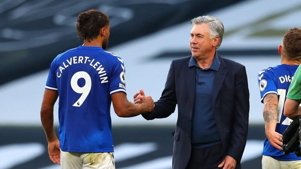 Dominic Calvert-Lewin, Carlo Ancelotti Wins Player, Manager Of The Month Award For September