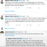 Naira Marley And Nigeria Police Force Tweets