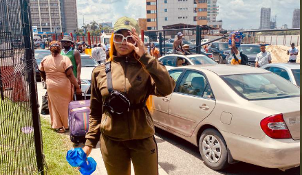 #Endsars: Tacha Blesses Protesters On Twitter