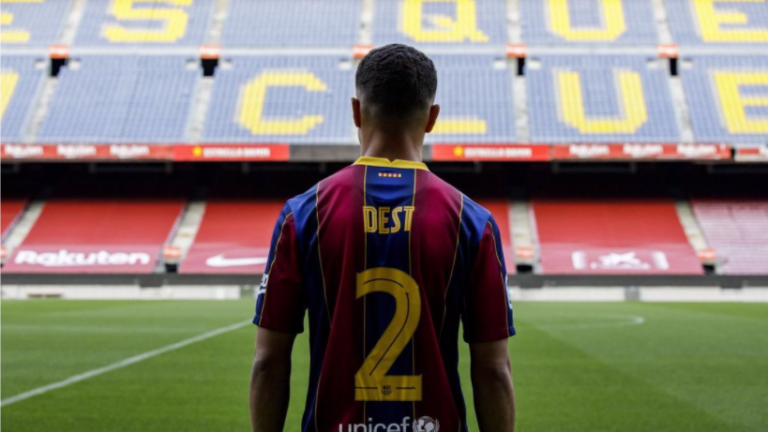 Sergino Dest Signs For Barcelona