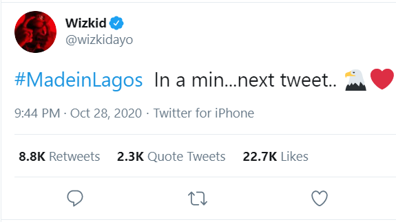Wizkid Announces New Date To Release &Quot;Made In Nigeria&Quot;