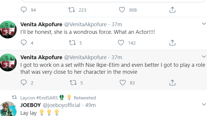 Bbnaija Venita Blushes Over Her Role In New Movie