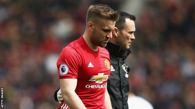 Luke Shaw Joins The Injury List In England