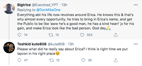 Erica'S Manager Causes Fresh Trouble For Laycon