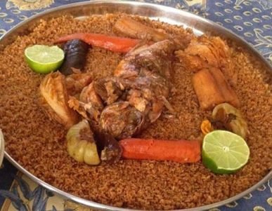 Jollof Rice Prepared In Senegal