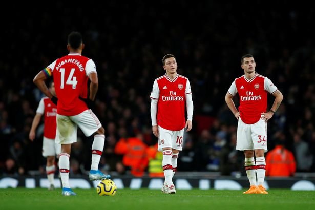 Two Arsenal Players Engaged Themselves In A Furious Fight