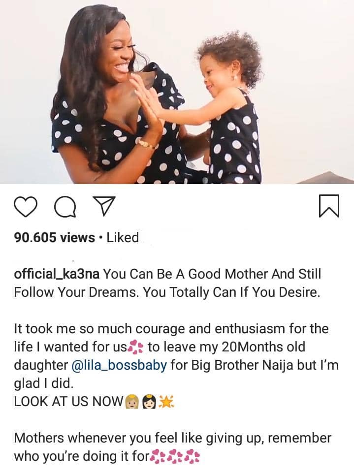 Bbnaija 2020: Ka3Na Pens Emotional Message To All Mothers Bbnaija 2020: Ka3Na Pens Emotional Message To All Mothers