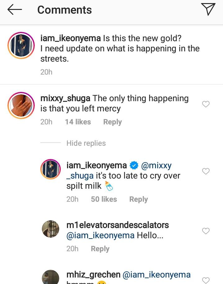 Bbnaija: Ike Shuts Down Question About Relationship With Mercy