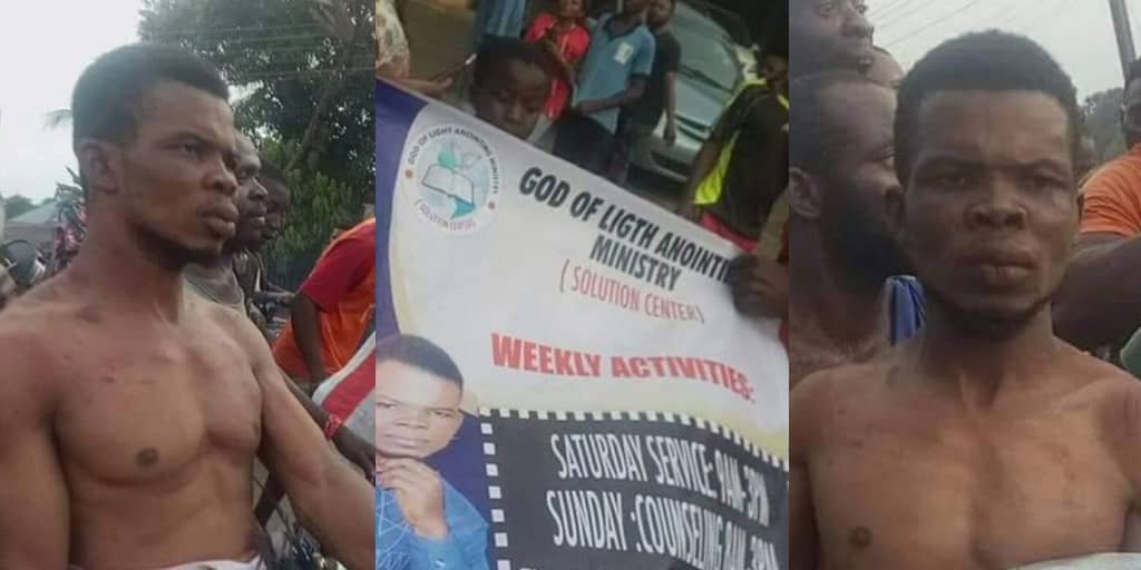 Villagers Mob Pastor Caught With Charms In Anambra