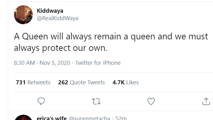Kiddwaya'S Tweet