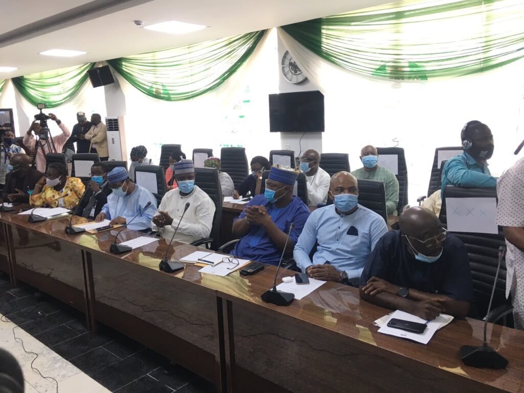 Inec Chairman, Mahmood Hands Over To Mu'Azu