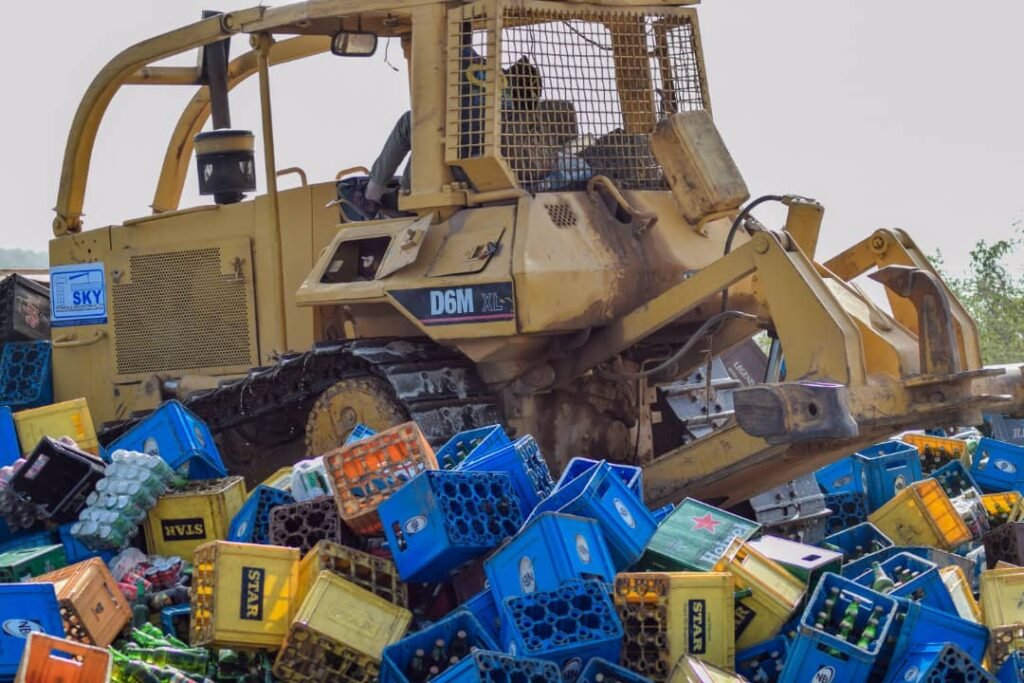 Kano Government Destroys Beer Worth N200M