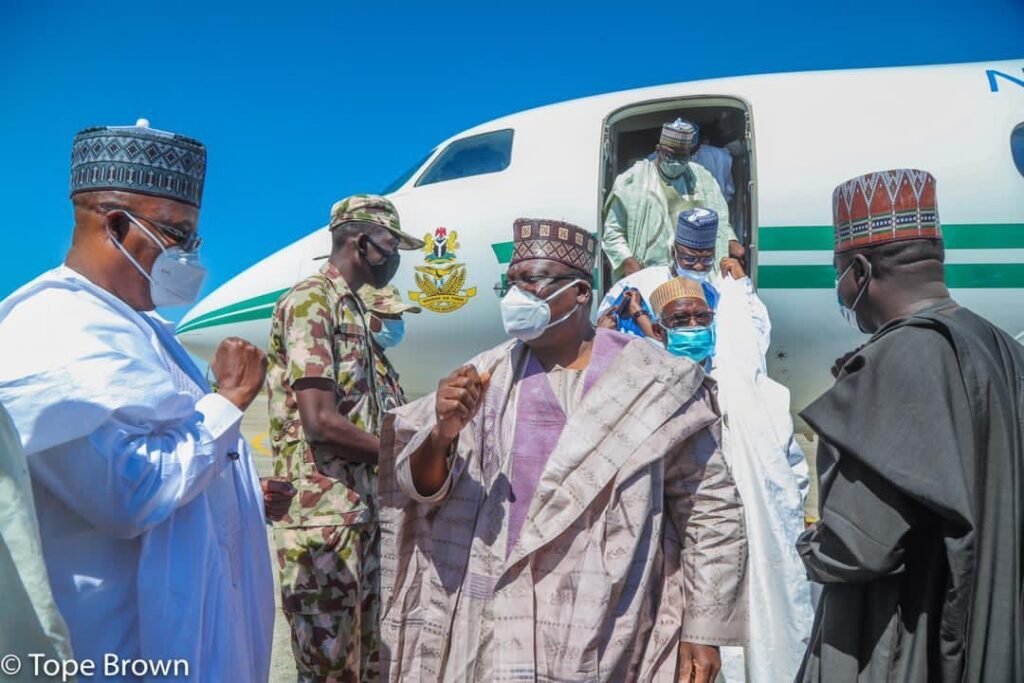 Lawan Pays Condolence Visit To Borno