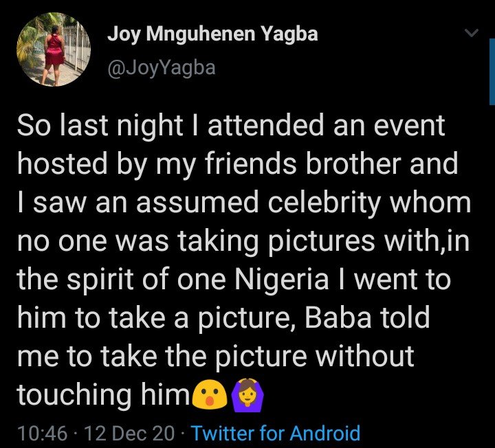 Lady Calls Tochi Out Over Party Pictures, He Reacts