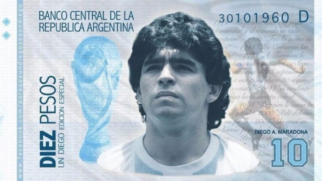 Argentine Senator Proposed Maradona Face On New Banknotes