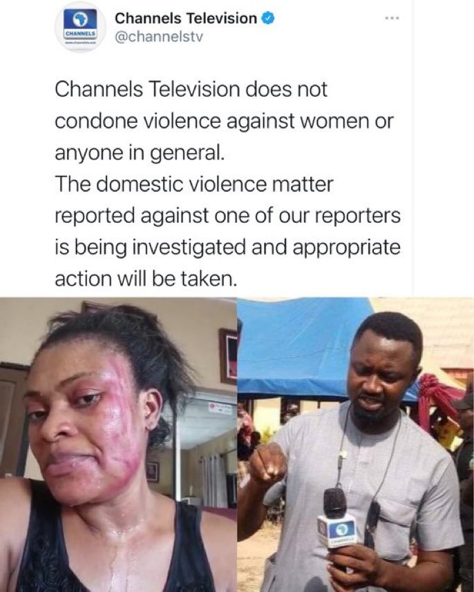 Simi, Toke Makinwa &Amp; Others React To Reconciliation Of Channels Tv Reporter &Amp; Wife Channels Tv Reporter Called Out By Wife Over Domestic Violence